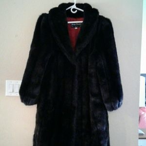 Vintage Giorgio Parnucci full length fur coat